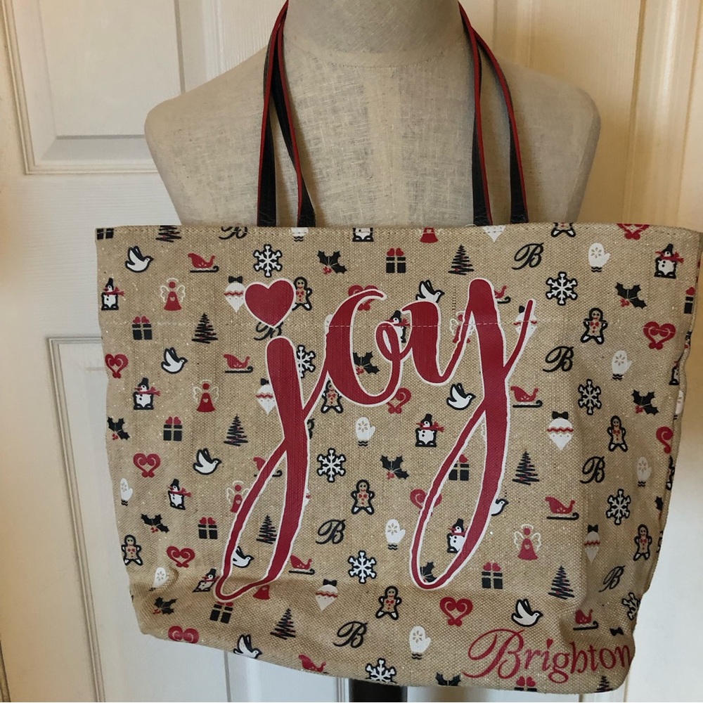 Brighton Holiday Jute Tote